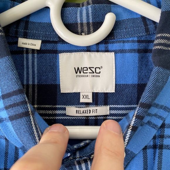 WESC XXL relaxed fit flannel - Picture 3 of 3